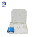 China manufacturer fiber optic faceplate 2 port FTTH terminal box,fiber optic outlet for SC duplex adapter,home distribution box